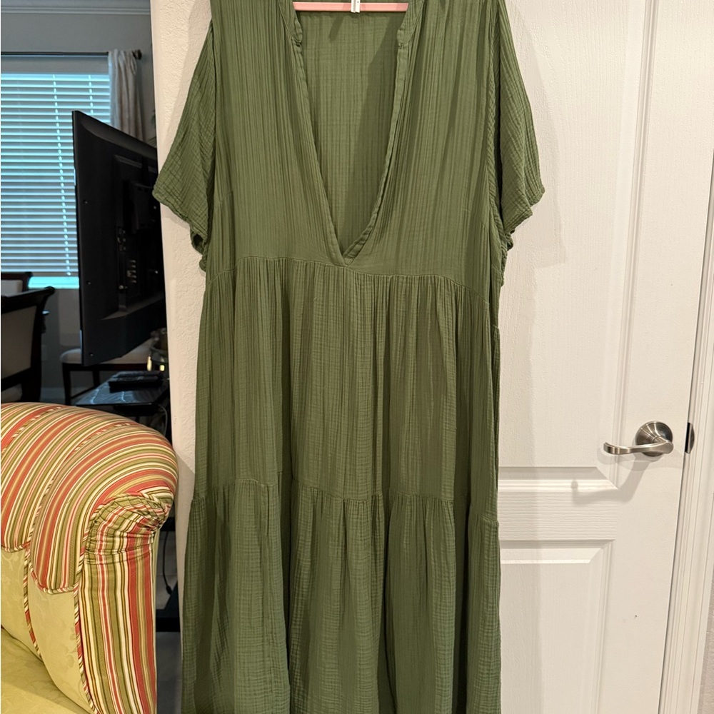 Anthropologie Olive Green Garment